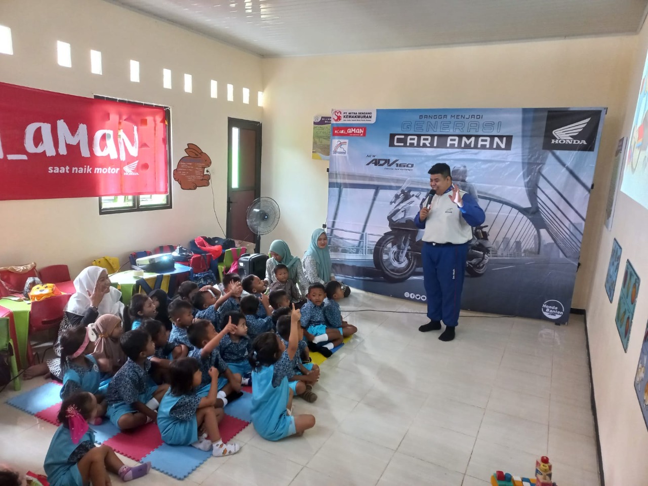 Honda Banten Kenalkan Edukasi Berkendara Aman Sejak Dini Di TK Cendekia Gemilang